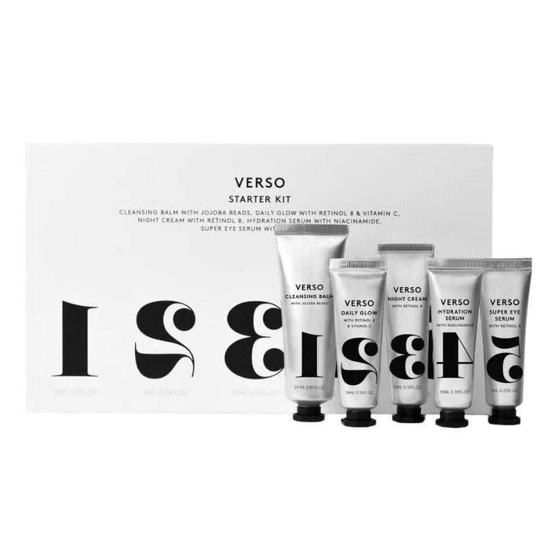 VERSO SKINCARE kit inicial de cuidado facial
