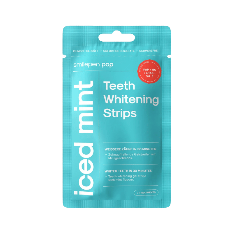 smilepen Pop "Iced Mint" tiras blanqueadoras para dientes
