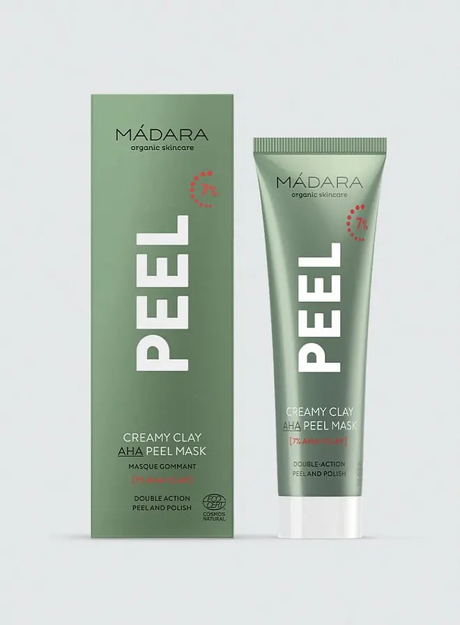 MADARA Organic Skincare PEEL Creamy Clay AHA Peel Mask