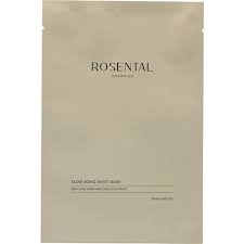 Rosental Organics Slow Aging Sheet Mask in beiger Verpackung.