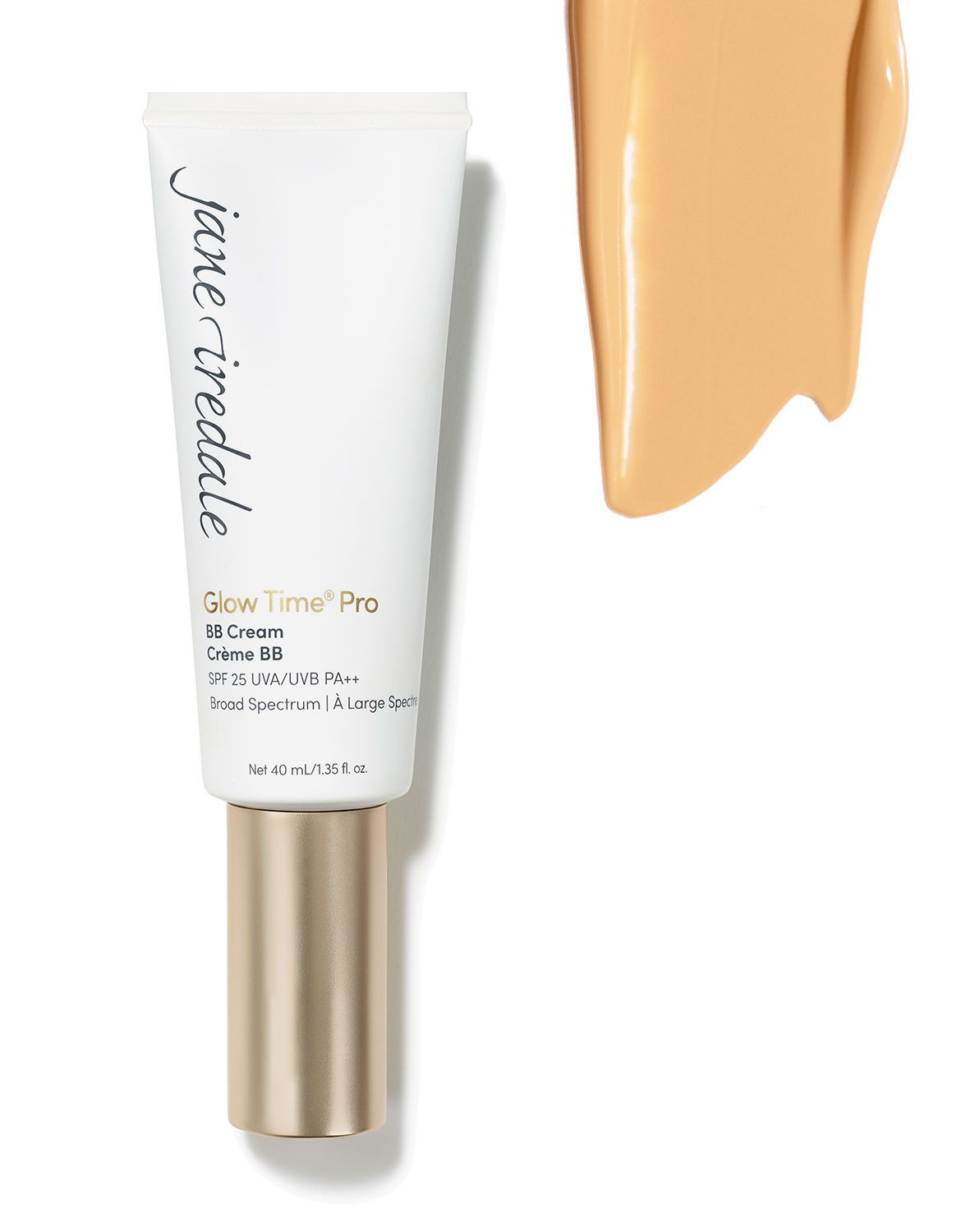 Jane Iredale Glow Time Pro BB Cream GT6, Tube und Farbprobe, SPF 25, 40 ml
