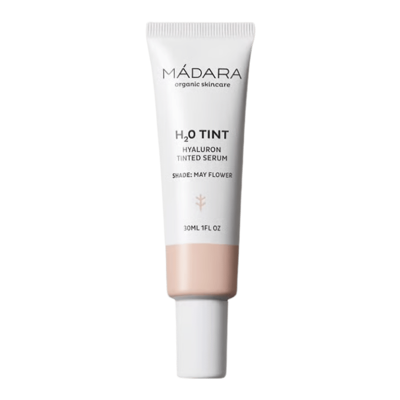 MADARA Organic Skincare H2O Tint Hyaluron Tinted Serum, #1 MAY FLOWER