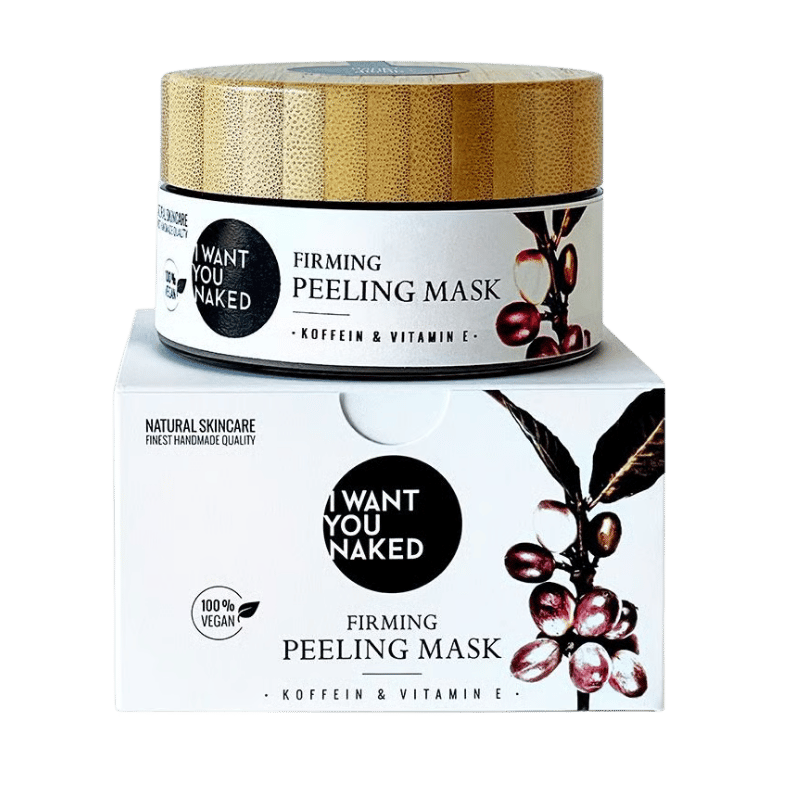 I want you naked mascarilla reafirmante exfoliante con cafeína & Vitamin E