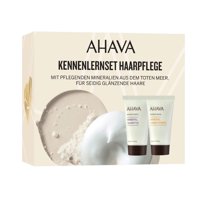 Ahava kit de introducción cuidado capilar mineral set de viaje