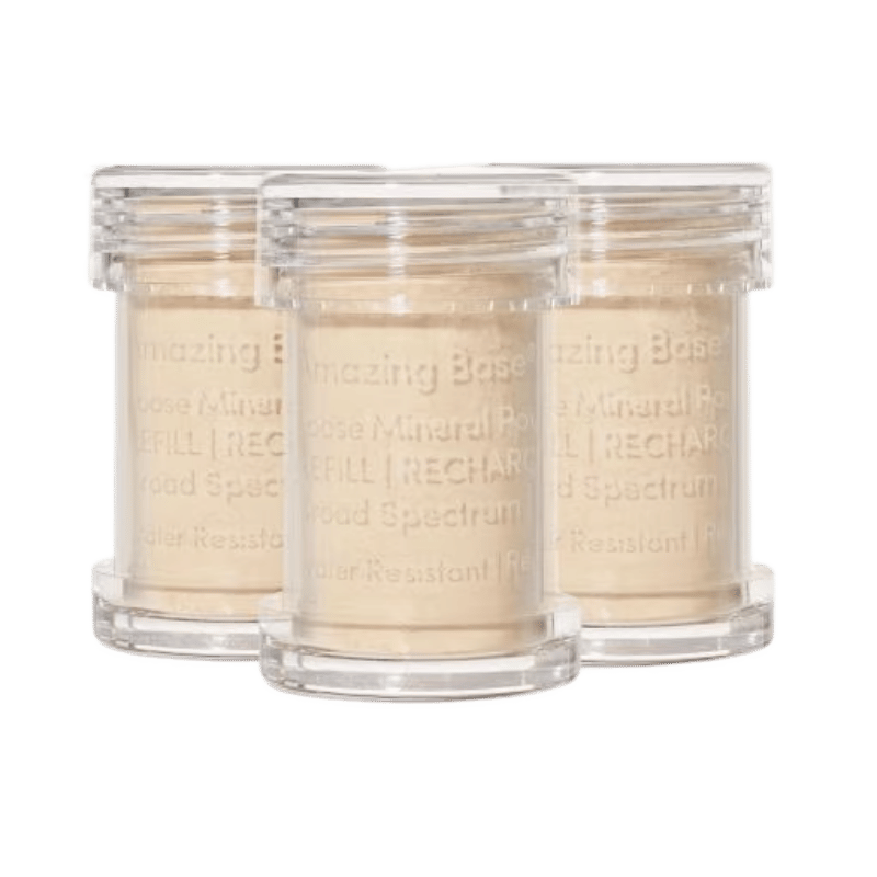 Jane Iredale Amazing Base Refillable Brush- 3er Pack Refill div. Colores variados