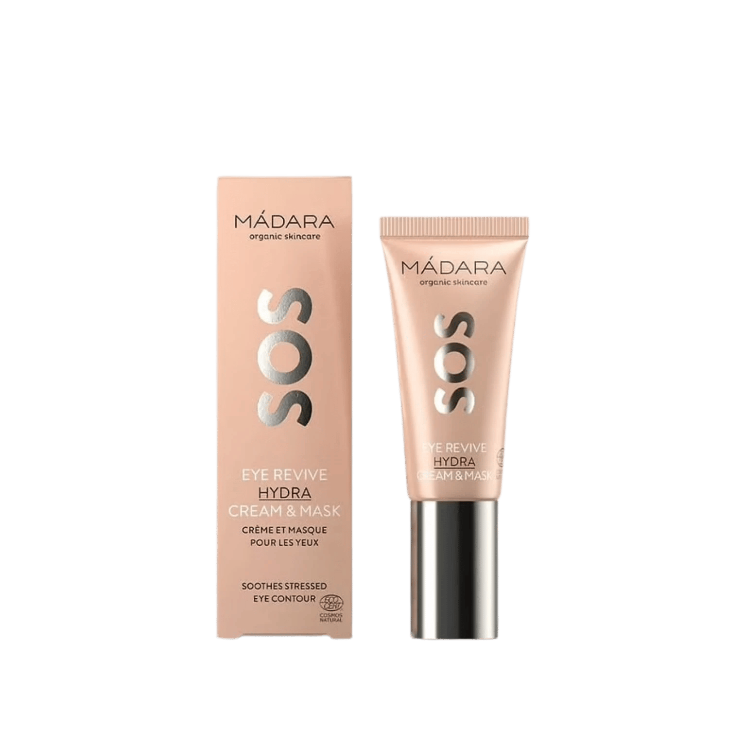 MADARA Organic Skincare SOS Eye Revive Hydra crema y mascarilla