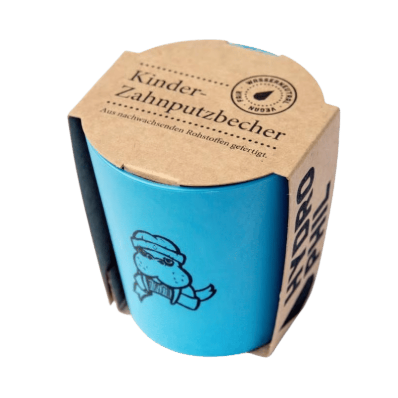 Hydrophil vaso para cepillarse los dientes azul