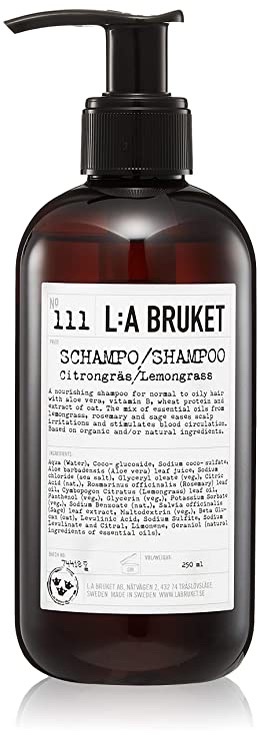 L:A BRUKET No. 111 Shampoo Lemongrass tamaño de viaje