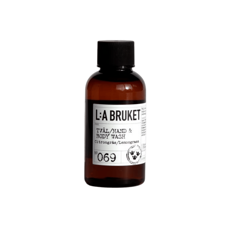 L:A BRUKET No. 069 Hand & Body Wash Lemongrass tamaño de viaje