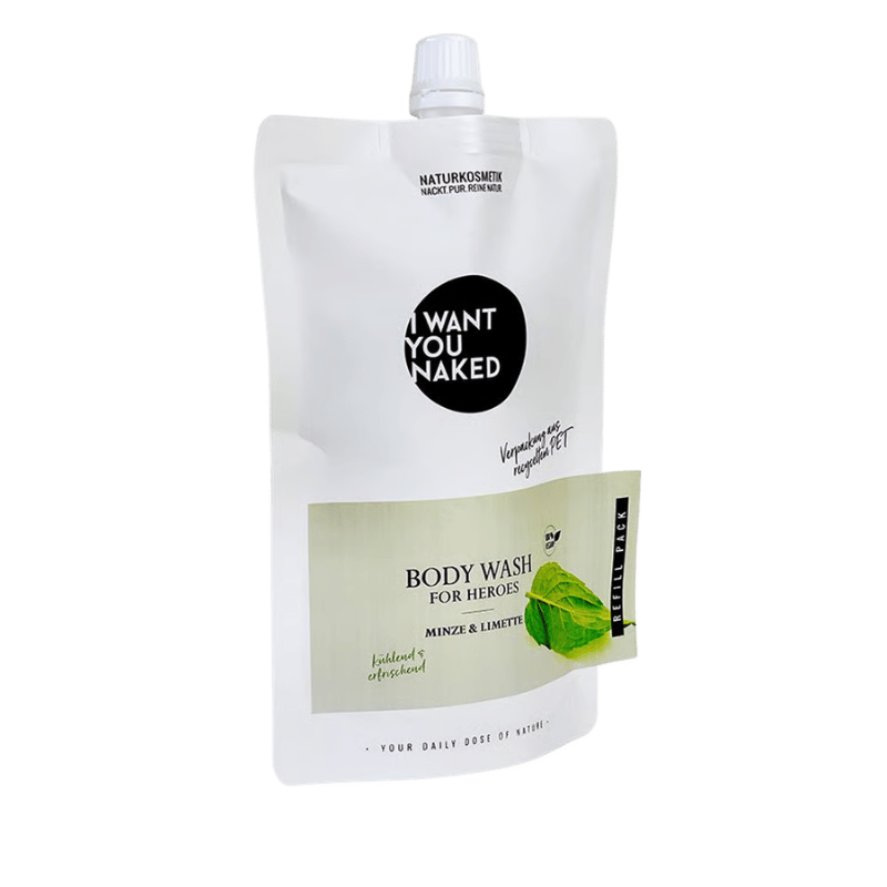 I want you naked BODY WASH for Heroes con lima & menta Refill 1000ml Refill