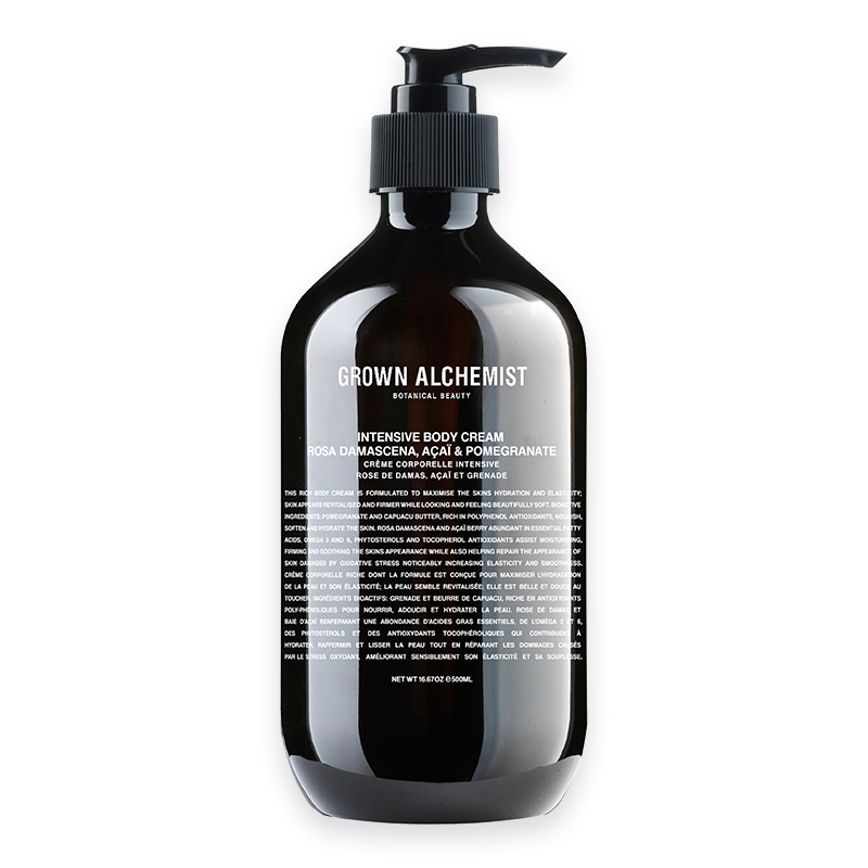 Crema Corporal Intensiva Rosa Damascena, Acai y Granada