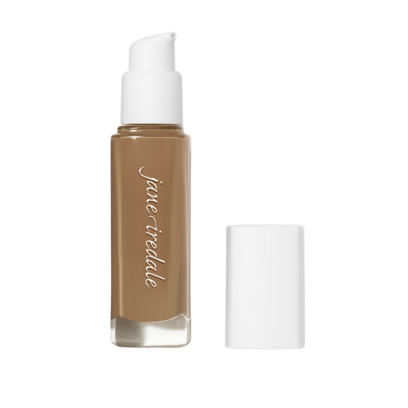 Jane Iredale Skintuition SPF 30 Base de maquillaje líquida potenciadora de luminosidad #56 Medium Dark