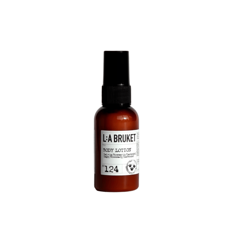 L:A BRUKET No. 124 Loción Corporal Salvia/Romero/Lavanda tamaño de viaje