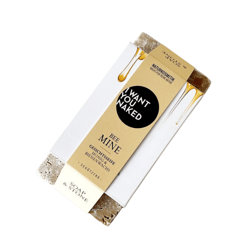 I want you naked SOAP & STONE Naked Stone mit jabón facial BEE MINE