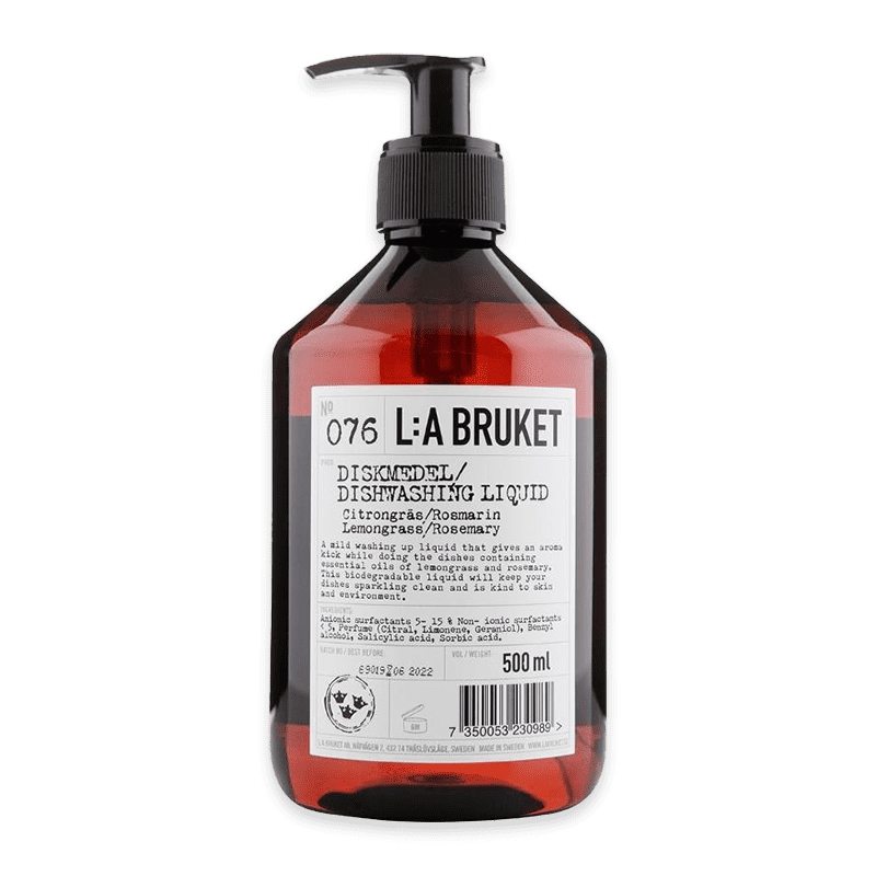 L:A BRUKET No. 076 Jabón para lavar platos Limón/cilantro/Rosmarino