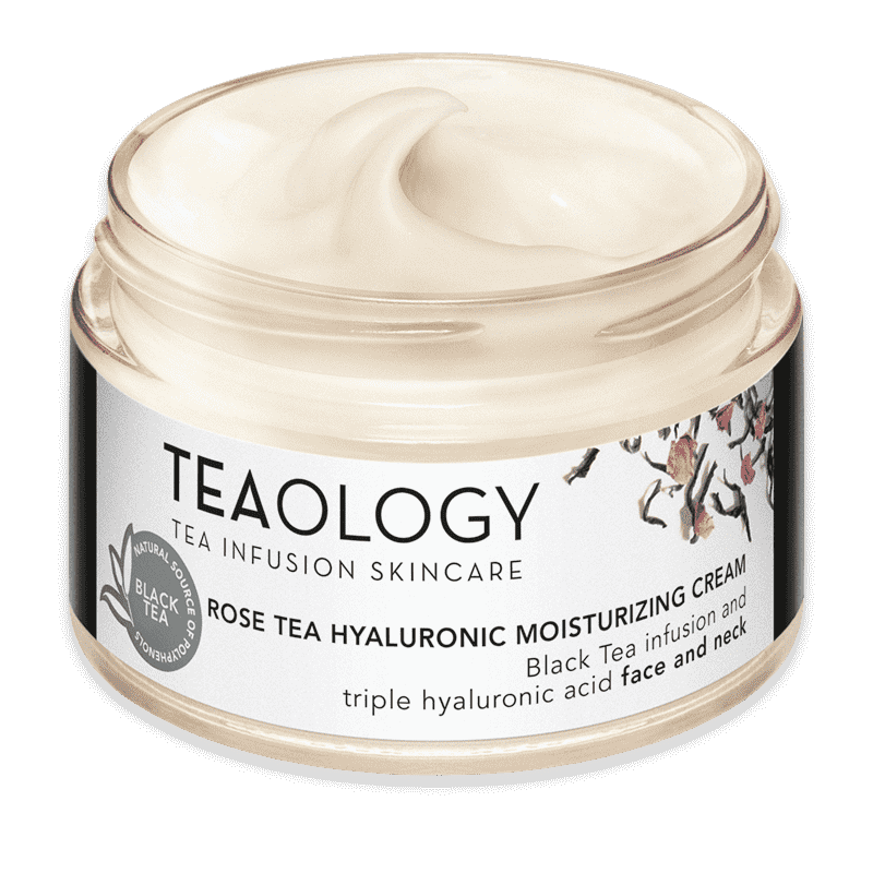 Crema Hidratante de Rosa Té con Ácido Hialurónico