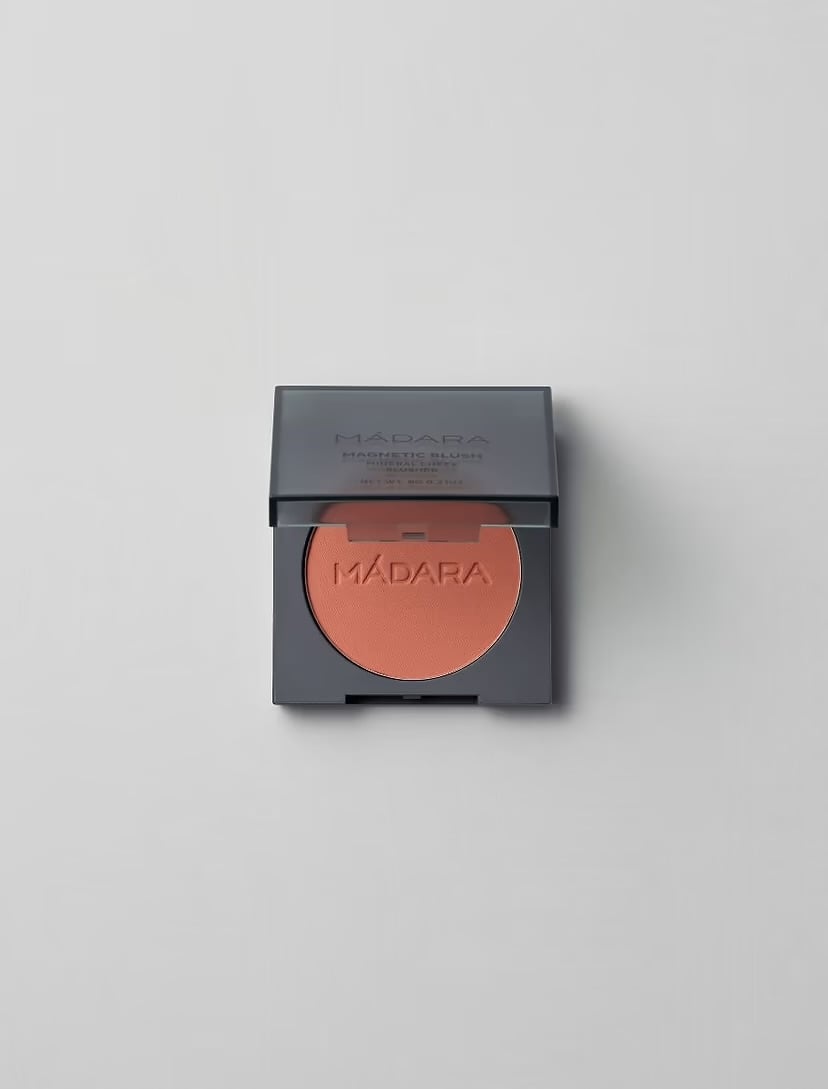 MADARA Organic Skincare MAGNETIC BLUSH Mineral Cheek Blusher, #1 FIERCE FLAME