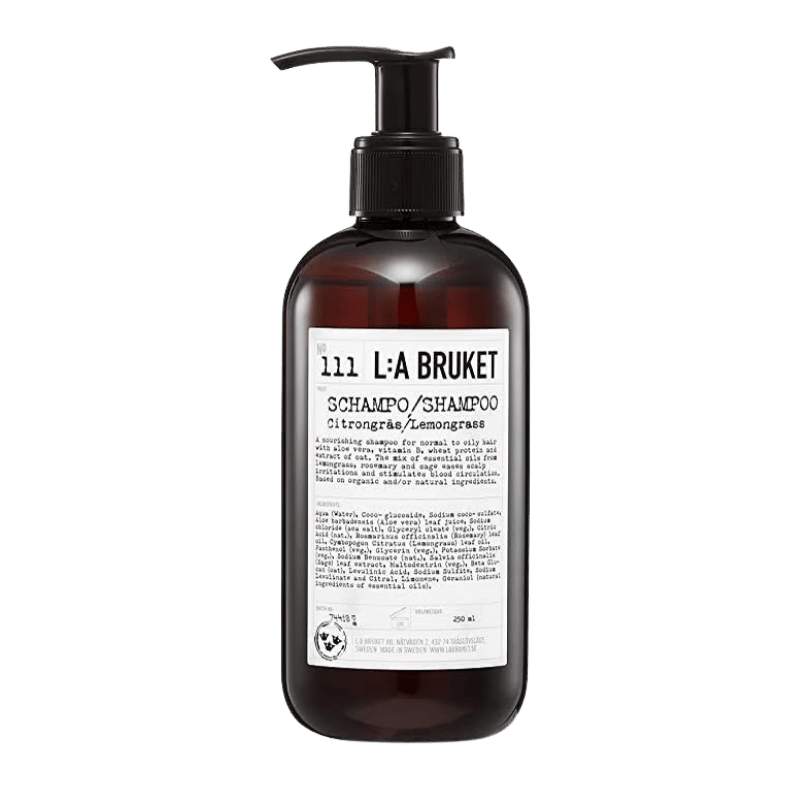L:A BRUKET No. 111 Shampoo Lemongrass tamaño de viaje