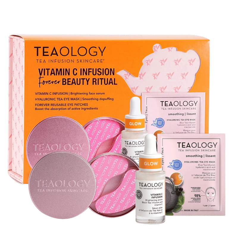 TEAOLOGY Vitamin C Forever Beauty Ritual Máscara para los ojos