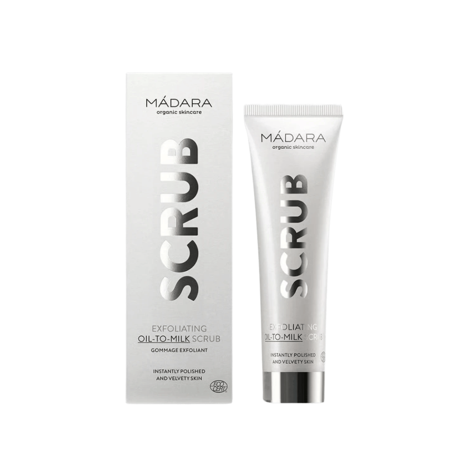 MADARA Organic Skincare SCRUB exfoliante de aceite a leche