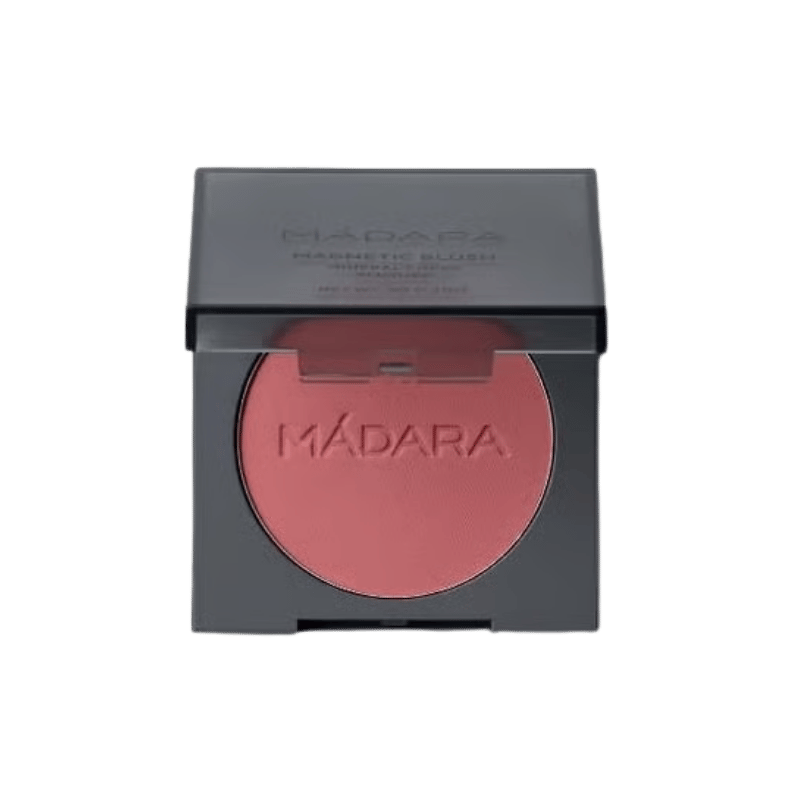 MADARA Organic Skincare Blush magnético, rubor mineral para mejillas, #3 mejillas frías