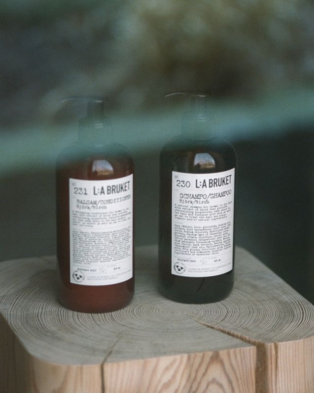 L:A BRUKET No. 231 Acondicionador de abedul tamaño de viaje acondicionador