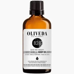 OLIVEDA B28 aceite corporal lavanda vainilla anti-estrés