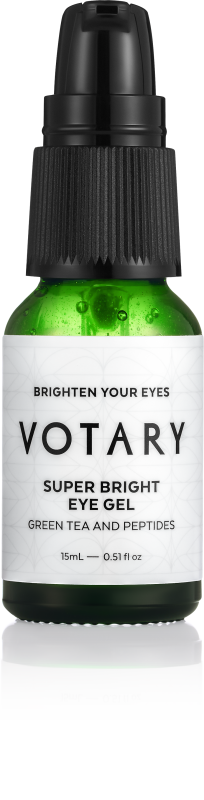 VOTARY Gel de Ojos Muy Brillante - Té Verde y Péptido