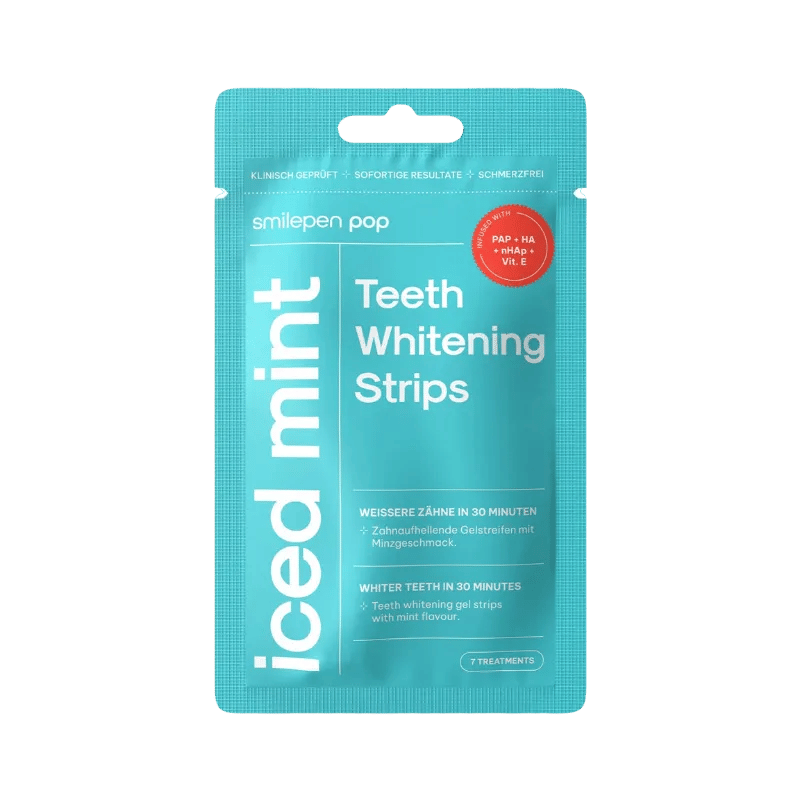 smilepen Pop "Iced Mint" tiras blanqueadoras para dientes