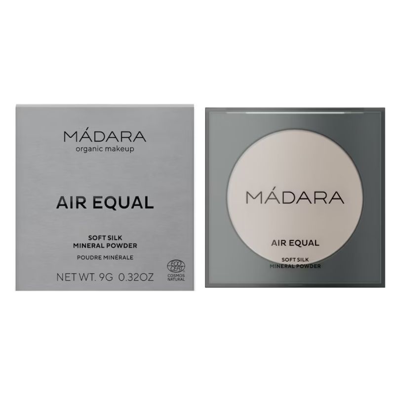 MADARA Organic Skincare AIR EQUAL Soft Silk Mineral Powder, #0 TRANSLÚCIDO