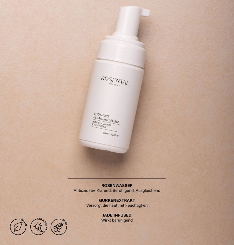 Rosental Organics Espuma limpiadora calmante