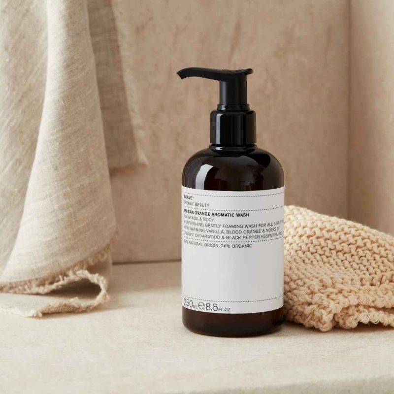 EVOLVE Organic Beauty African Orange Body Wash ACCIÓN