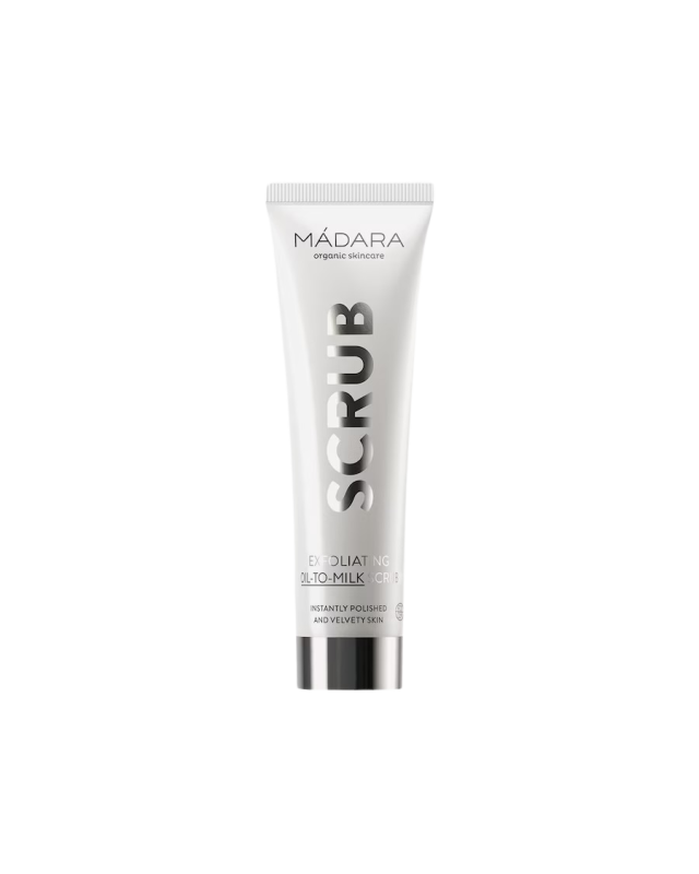 MADARA Organic Skincare SCRUB exfoliante de aceite a leche