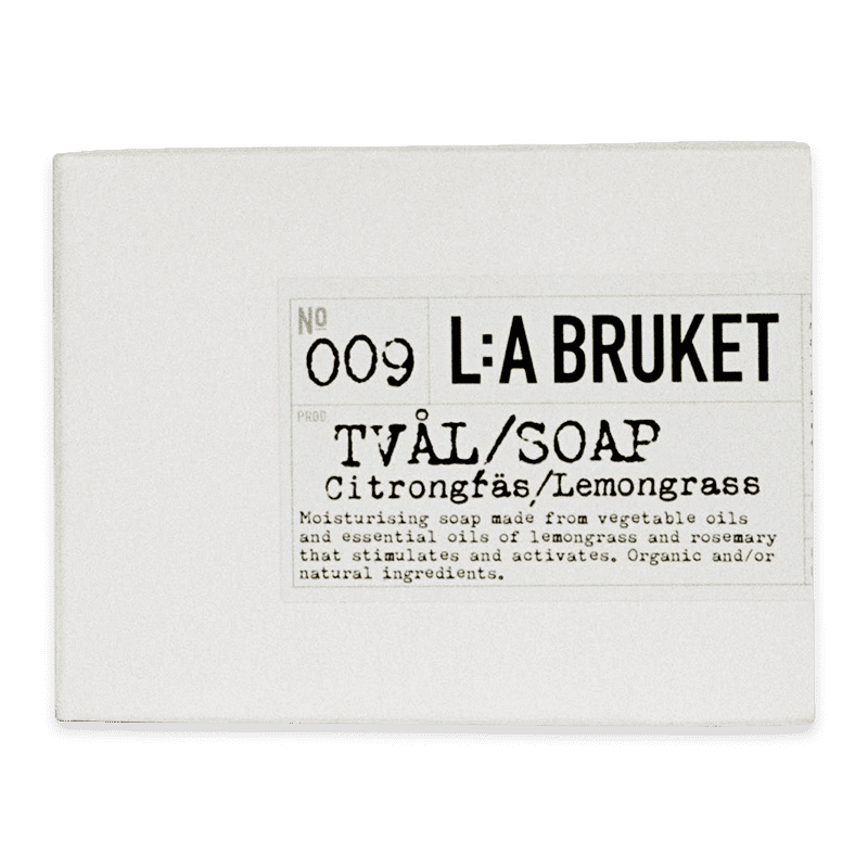 L:A BRUKET No. 009 Bar Soap Lemongrass jabón