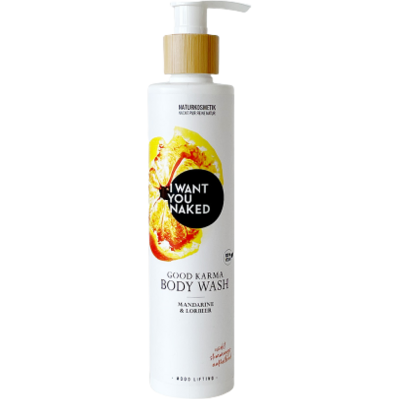I want you naked GOOD KARMA Body Wash con mandarina y laurel