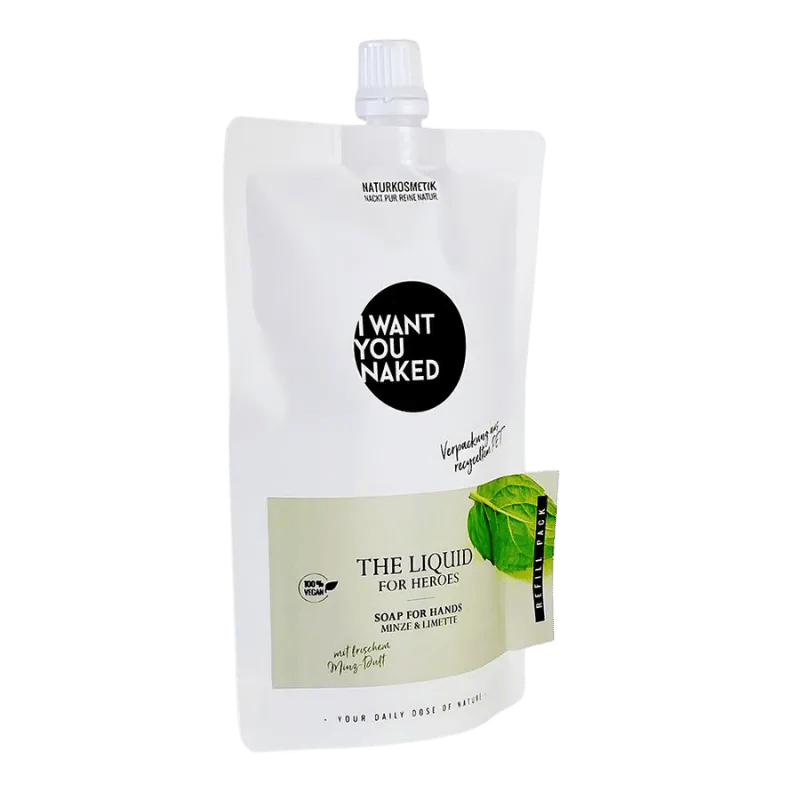 I want you naked THE LIQUID For Heroes con lima & menta 1000ml Refill