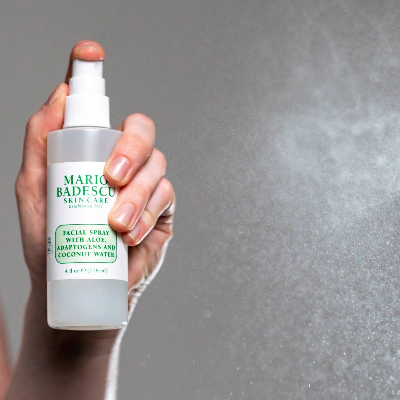 Mario Badescu Skincare Facial Spray con Aloe, Adaptogens & Coconut Water Travel Size