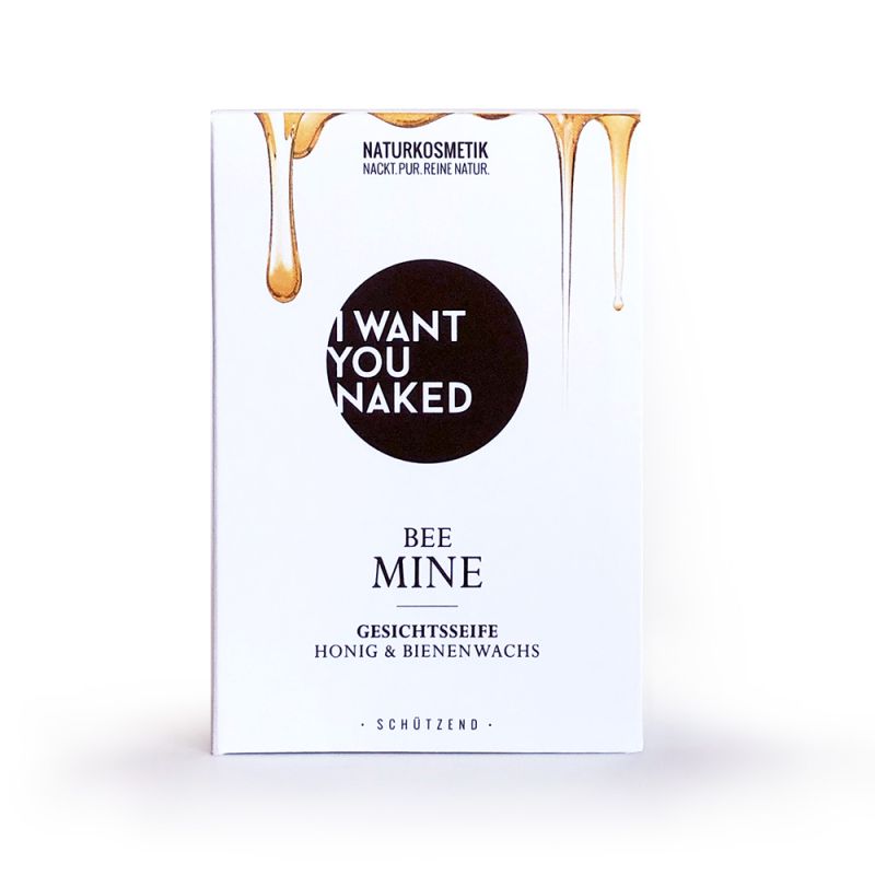 I want you naked BEE MINE jabón facial con miel y cera de abejas
