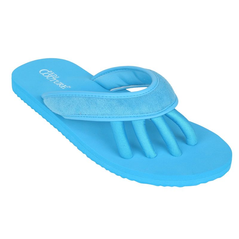 Pedi Couture Sandalia de pedicura SPA Terry Turquesa