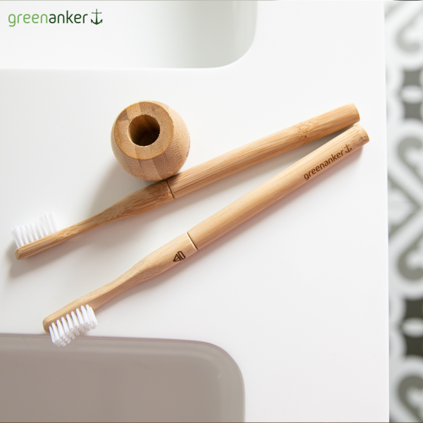 greenanker cepillos de dientes de bambú juego 2 cabezales de repuesto