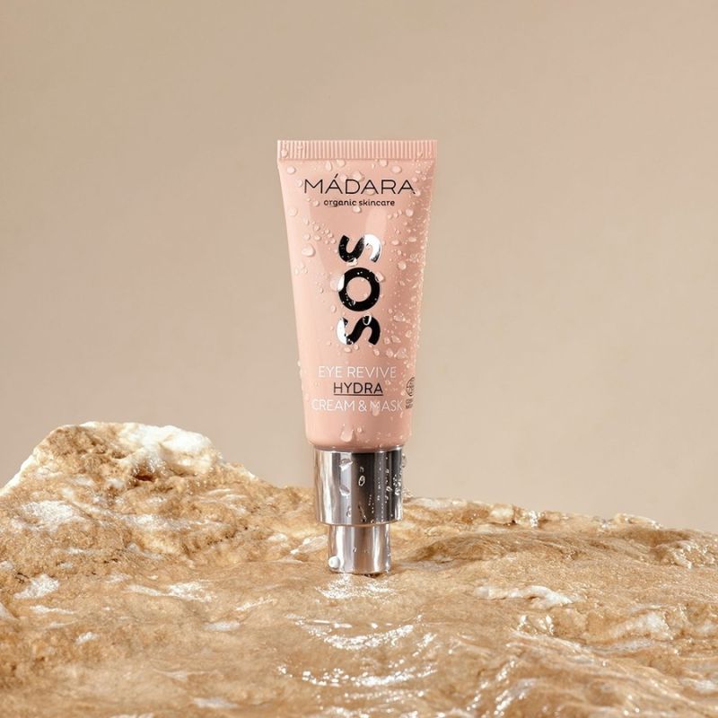 MADARA Organic Skincare SOS Eye Revive Hydra crema y mascarilla