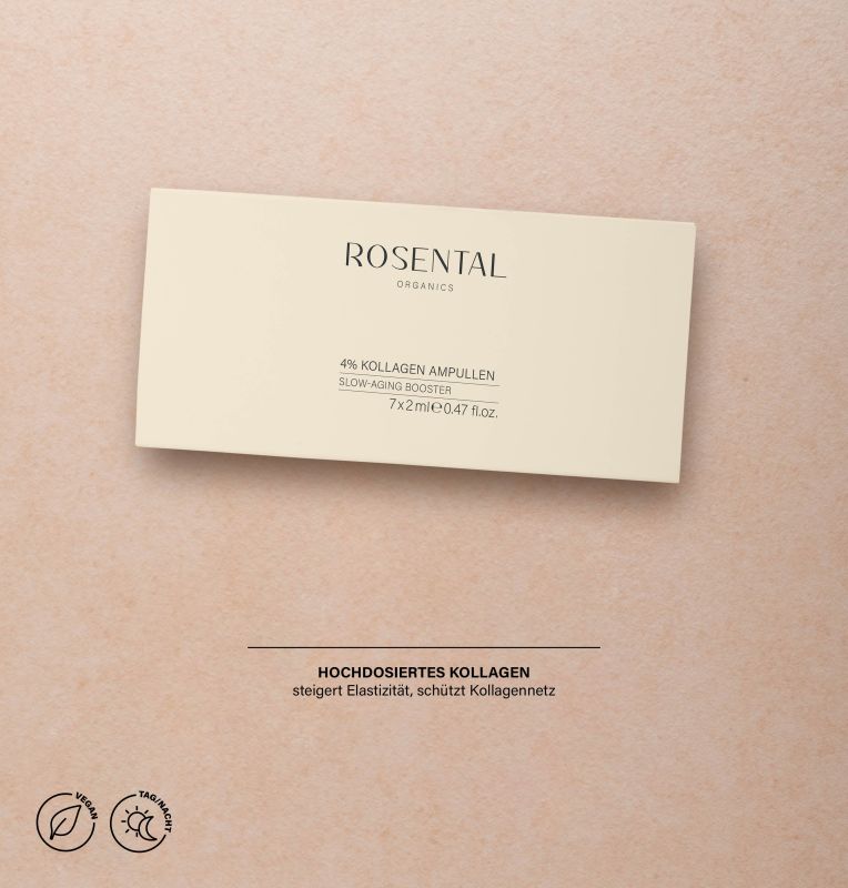 Rosental 4% colágeno ampollas I Slow-Aging Booster