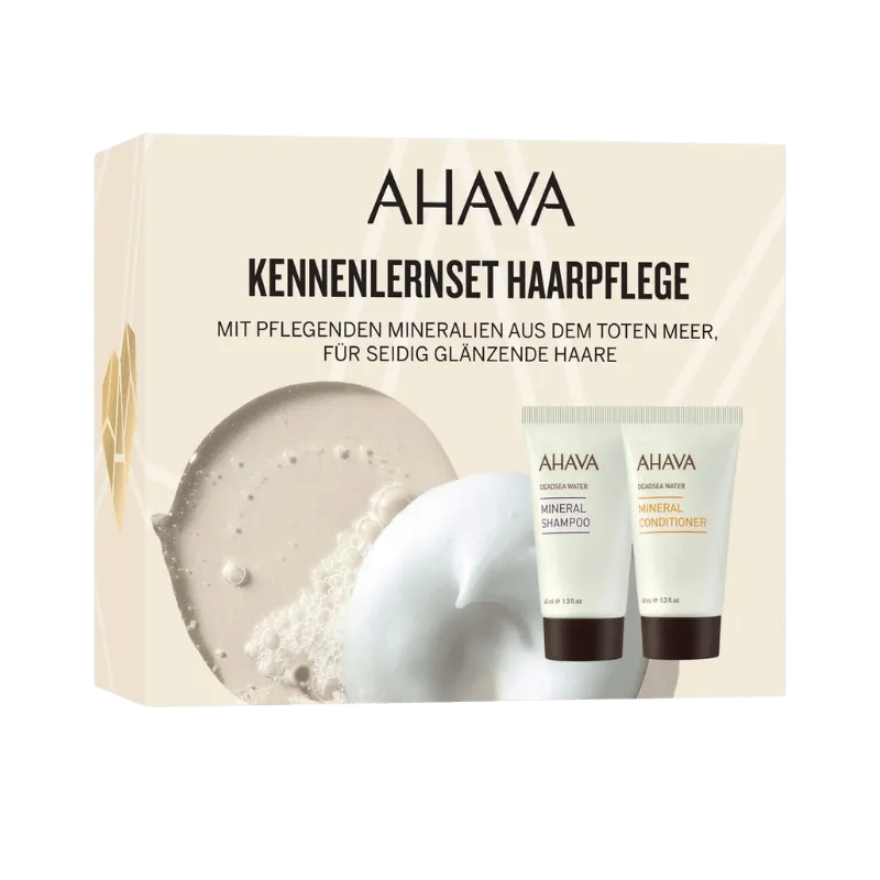 Ahava kit de introducción cuidado capilar mineral set de viaje