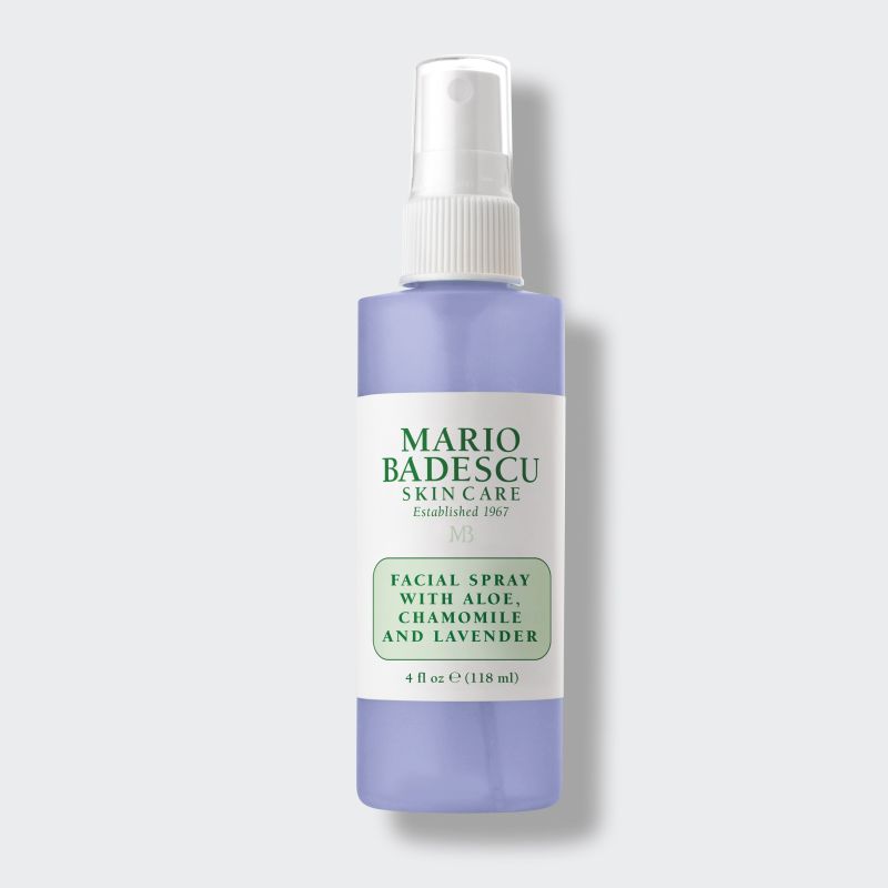 Mario Badescu Skincare Facial Spray con Aloe, manzanilla y lavanda tamaño de viaje