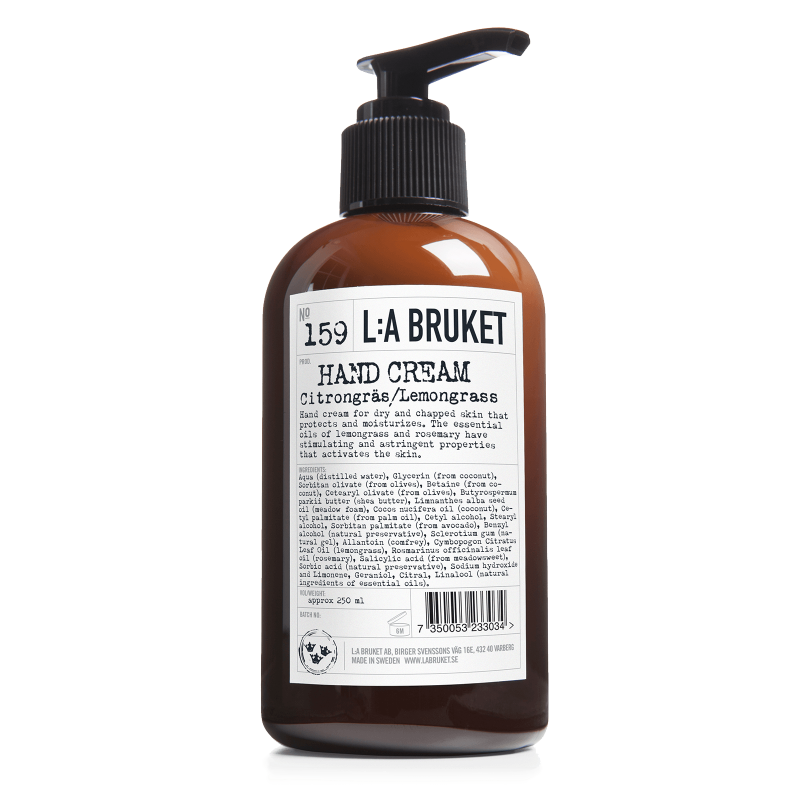 L:A BRUKET No. 159 NEW Hand Cream Lemongrass 70ml