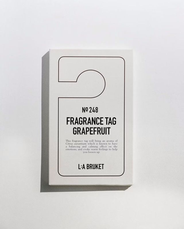 L:A BRUKET No. 248 Fragrance Tag Grapefruit colgante de fragancia