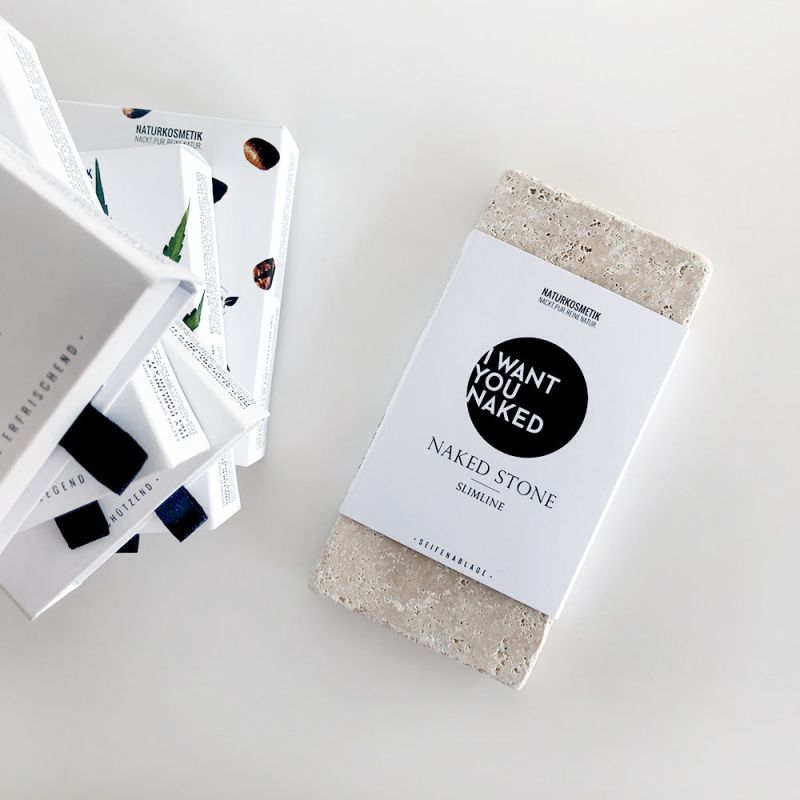 I want you naked SOAP & STONE Naked Stone con jabón de ducha BUT FIRST COFFEE