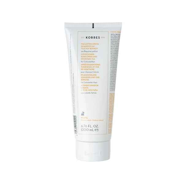 Korres acondicionador Sunflower & Mountain Tea para cabello teñido