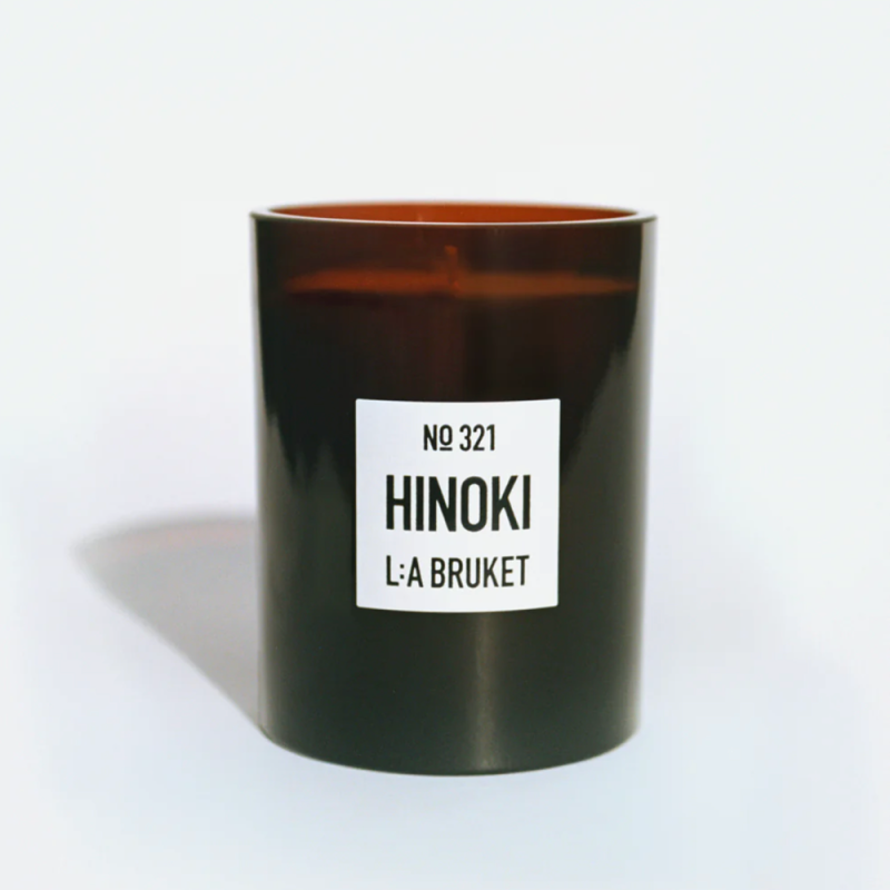 L:A BRUKET No. 255 Scented Candle Hinoki 50g vela perfumada
