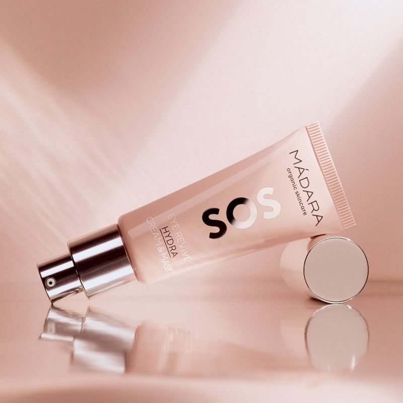 MADARA Organic Skincare SOS Eye Revive Hydra crema y mascarilla